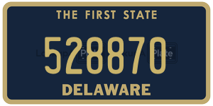 528870 license plate in Delaware