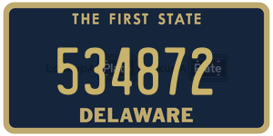 534872  license plate in DE