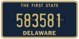 583581  license plate in DE