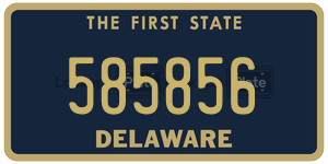 585856  license plate in DE
