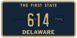 614  license plate in DE