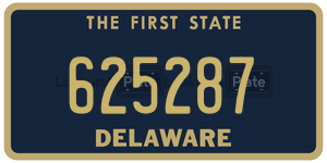 625287  license plate in DE