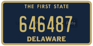 646487  license plate in DE