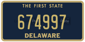 674997  license plate in DE