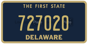 727020  license plate in DE