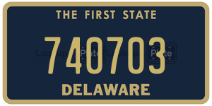 740703  license plate in DE