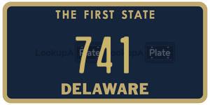 741  license plate in DE
