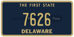 7626  license plate in DE