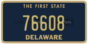 76608 license plate in Delaware