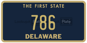 786  license plate in DE