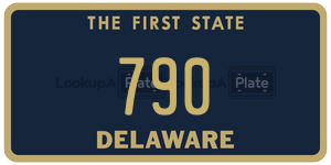 790  license plate in DE