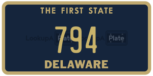 794  license plate in DE