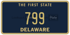799  license plate in DE