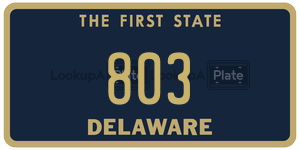 803  license plate in DE