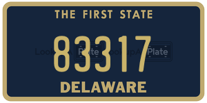 83317  license plate in DE