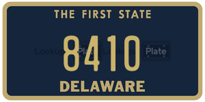 8410  license plate in DE