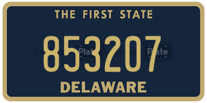 853207  license plate in DE