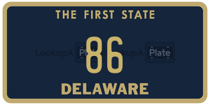 86  license plate in DE