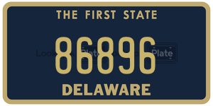 86896  license plate in DE