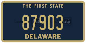 87903  license plate in DE