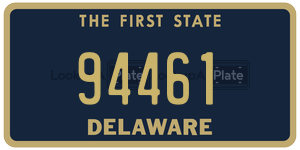 94461 license plate in Delaware