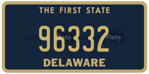 96332 license plate in Delaware