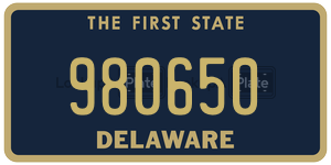 980650  license plate in DE