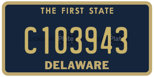 C103943  license plate in DE