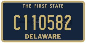 C110582  license plate in DE