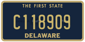 C118909  license plate in DE