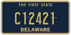 C12421  license plate in DE