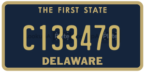 C133470  license plate in DE