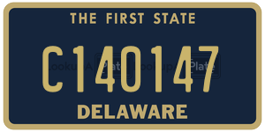 C140147  license plate in DE