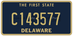 C143577  license plate in DE