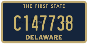 C147738 license plate in Delaware
