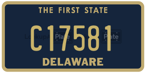C17581  license plate in DE