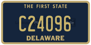 C24096 license plate in Delaware