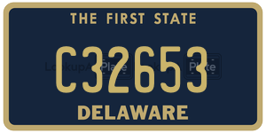 C32653  license plate in DE