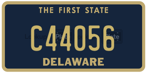 C44056 license plate in Delaware
