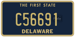 C56691 license plate in Delaware