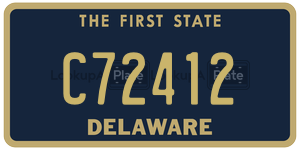 C72412  license plate in DE