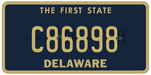 C86898  license plate in DE