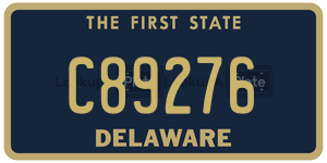 C89276 license plate in Delaware