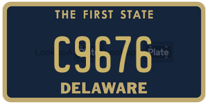 C9676 license plate in Delaware