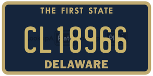CL18966  license plate in DE