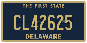 CL42625 license plate in Delaware