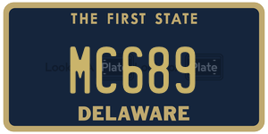 MC689  license plate in DE