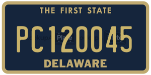 PC120045 license plate in Delaware