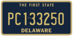 PC133250 license plate in Delaware