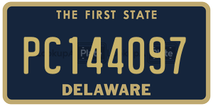 PC144097 license plate in Delaware